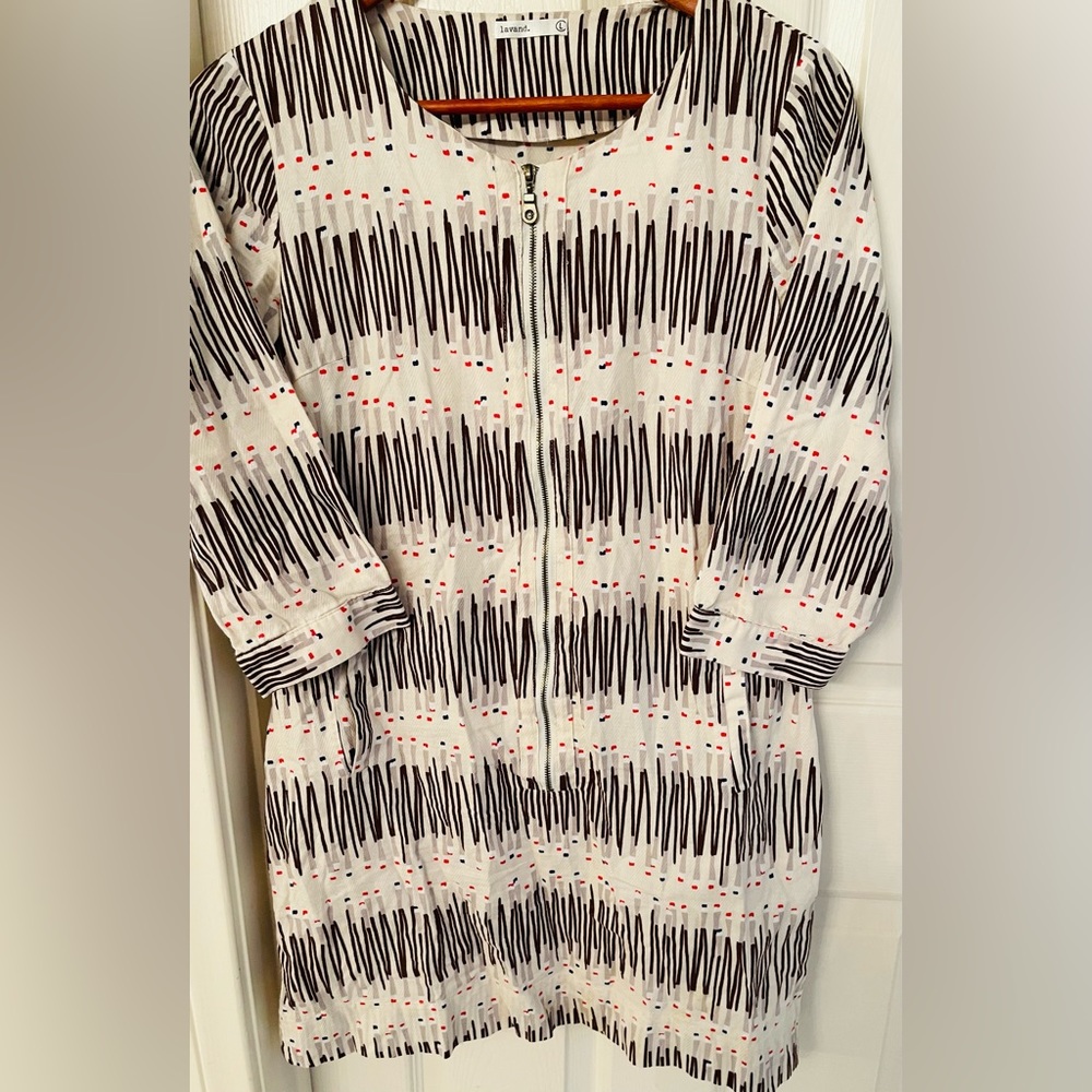 Dress/tunic shirt reads large but fits like a medium small